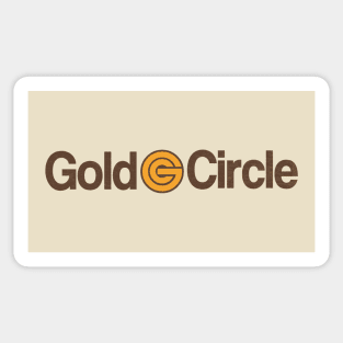 Gold Circle Sticker